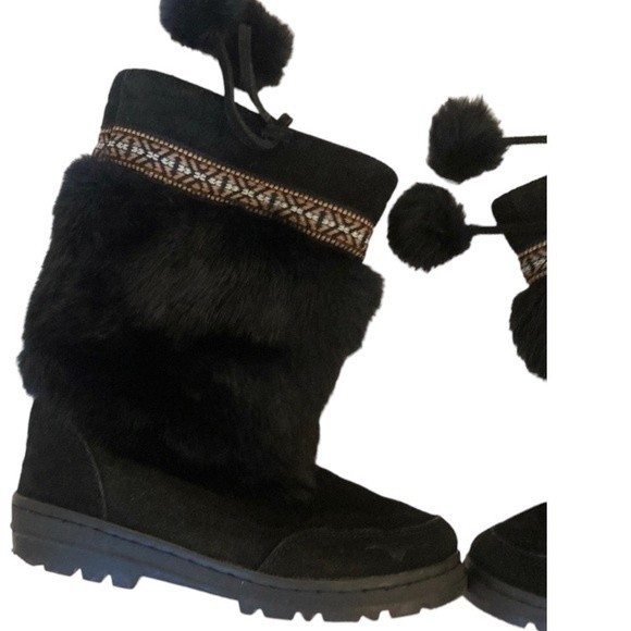 Minnetonka faux fur boots size 7 - Picture 11 of 12